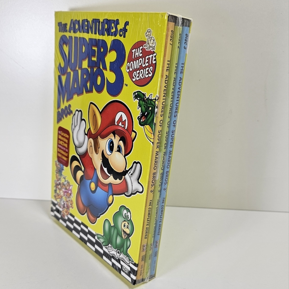 Adventures Of Super Mario Bros 3 - The Complete Series (DVD, 2007, 3-Disc Set) - Picture 3 of 6